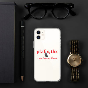 plz fix, thx - iPhone Case Non-Equity Partner plz fix, thx - iPhone Case Non-Equity Partner